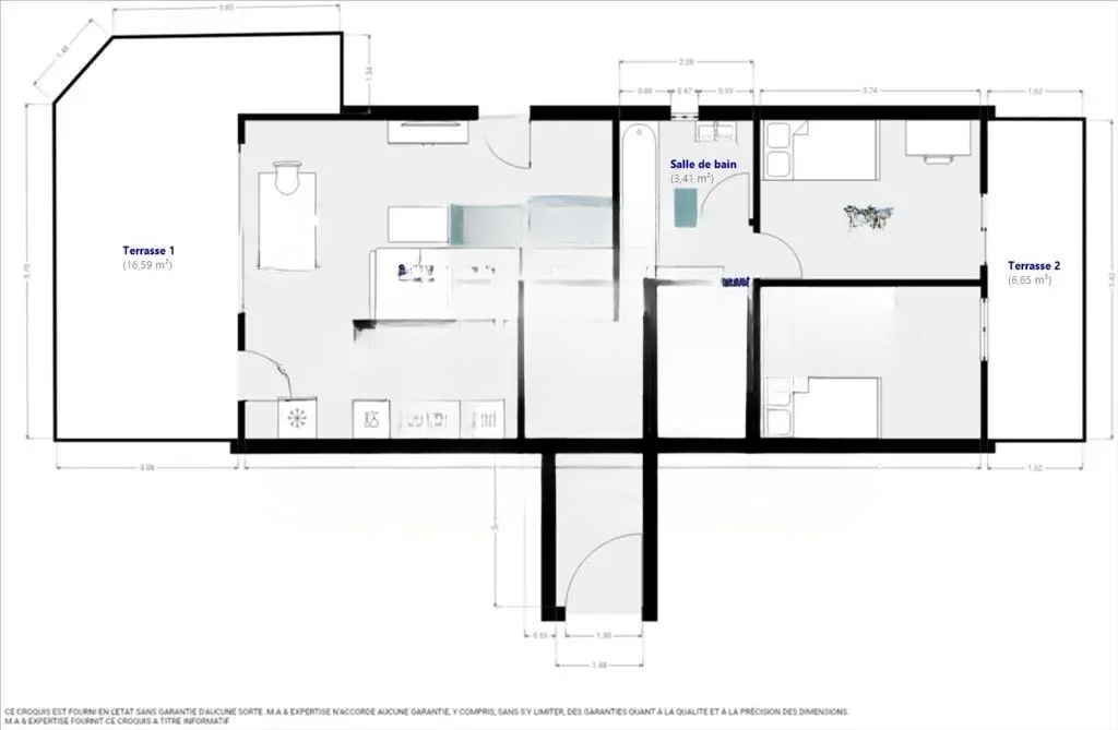 Квартира в Каннах, Франция, 71 м² - фото 11
