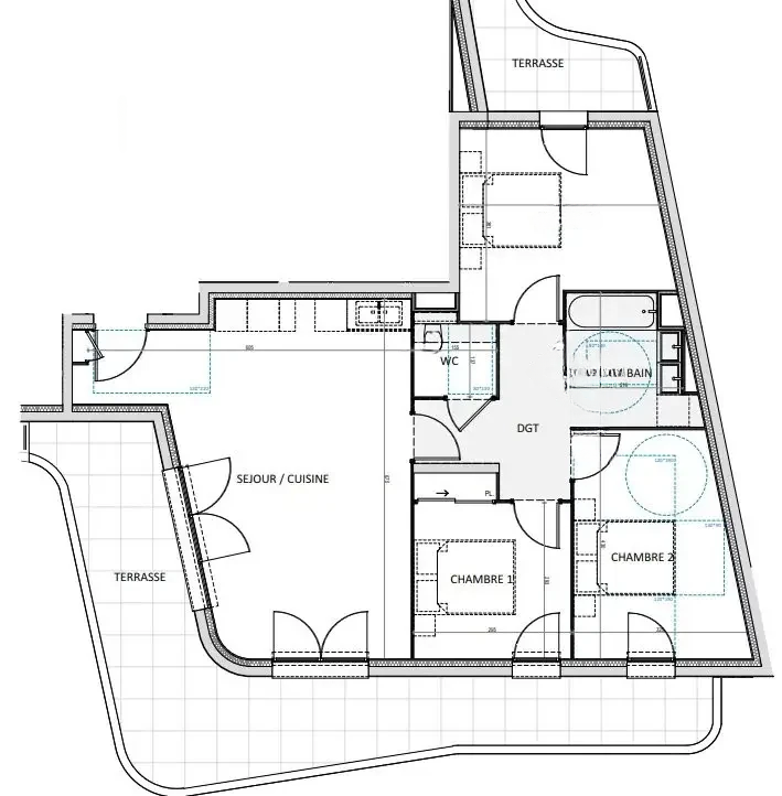 Квартира в Каннах, Франция, 80 м² - фото 13
