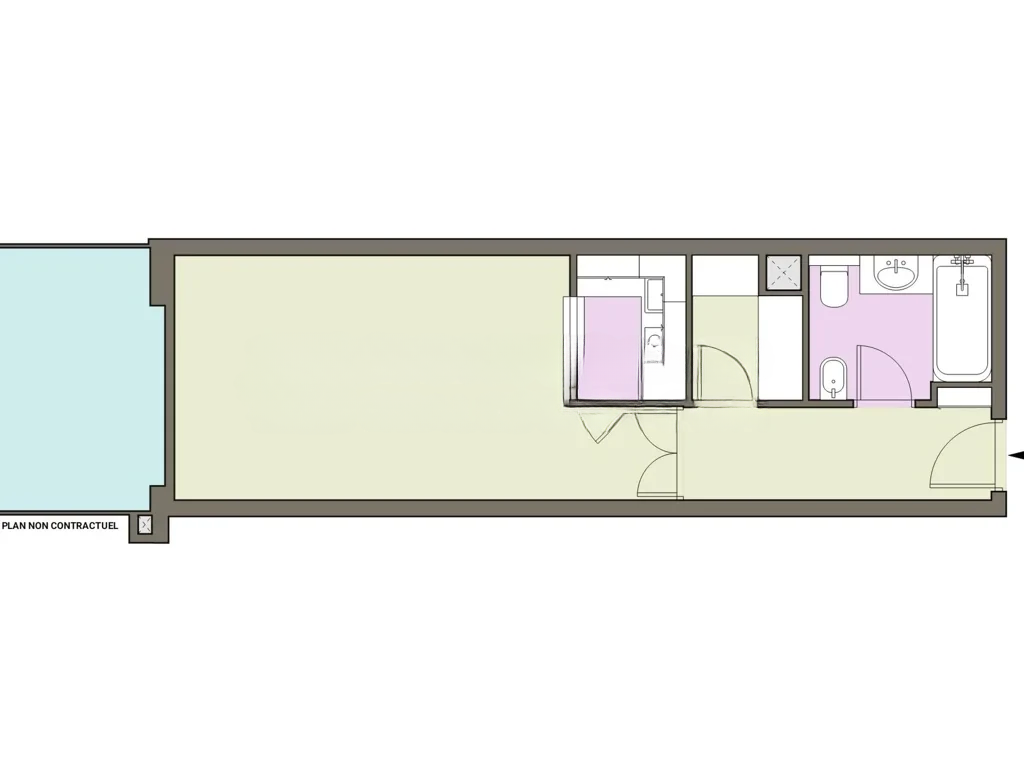 Квартира в Монако, Монако, 50 м² - фото 9