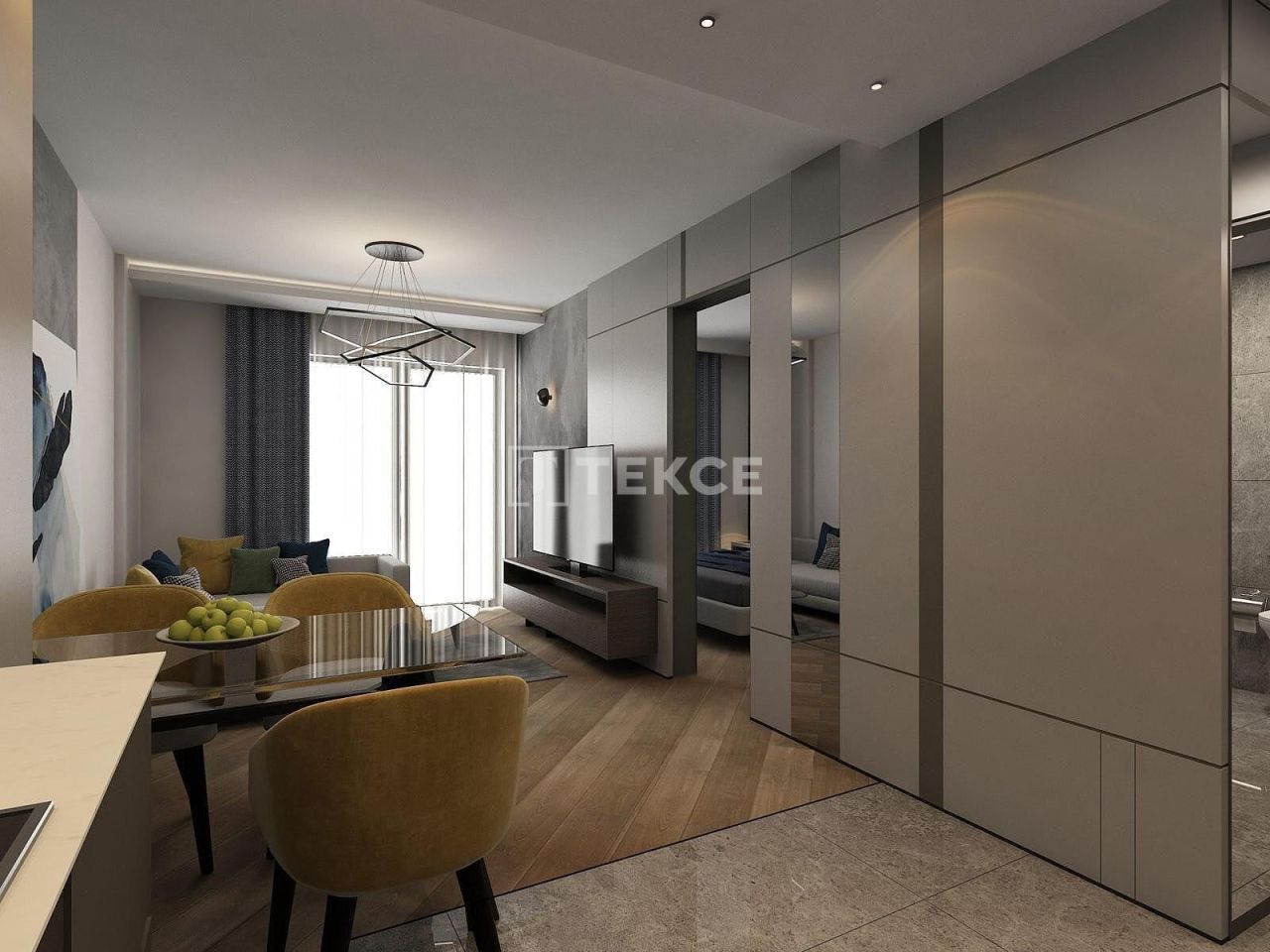 Апартаменты Чифтликкёй, Турция, 53 м² - фото 14