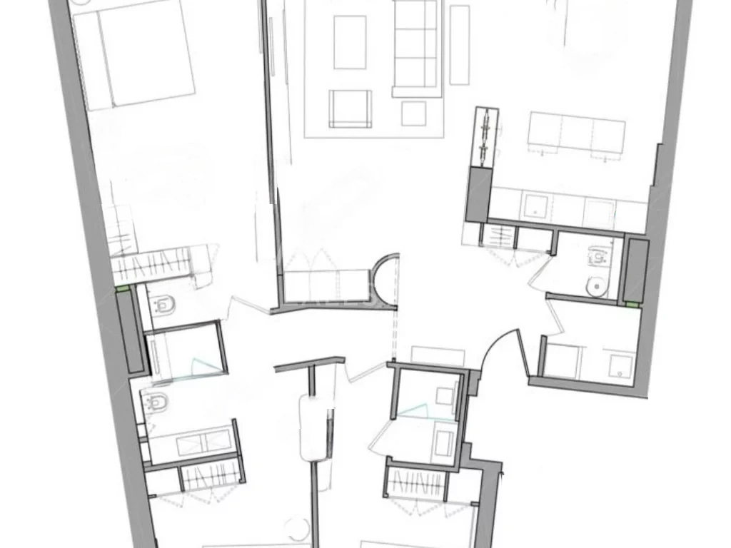Квартира в Сен-Романе, Монако, 177 м² - фото 16