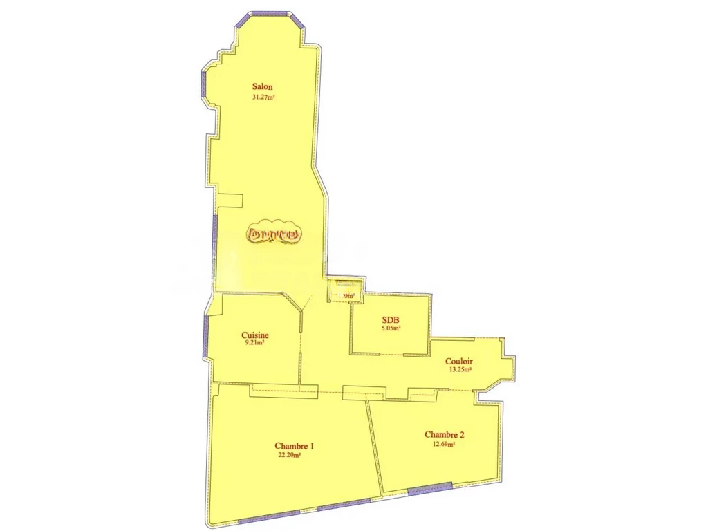 Квартира в Монако, Монако, 95 м² - фото 3