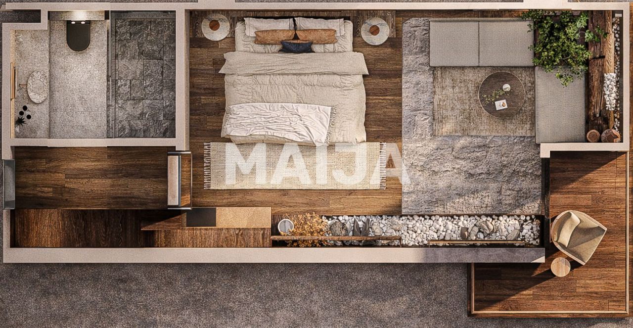 Апартаменты в Чангу, Индонезия, 43 м² - фото 2