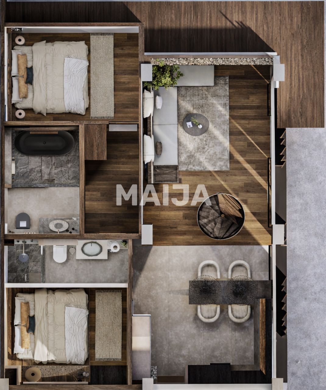 Апартаменты в Чангу, Индонезия, 163 м² - фото 2