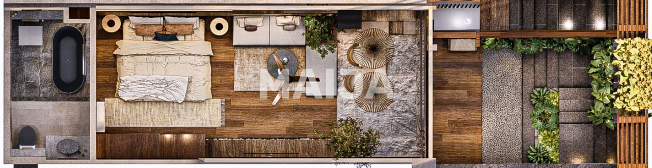 Апартаменты в Чангу, Индонезия, 50 м² - фото 2