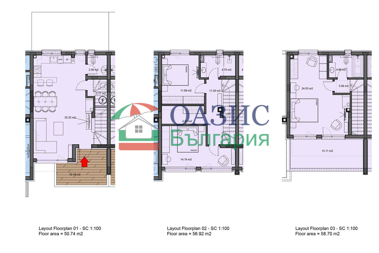 Дом в Несебре, Болгария, 165.5 м² - фото 18