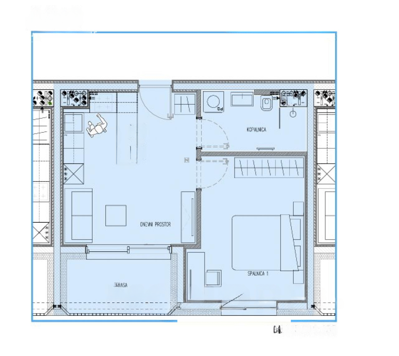 Квартира в Копере, Словения, 44 м² - фото 7