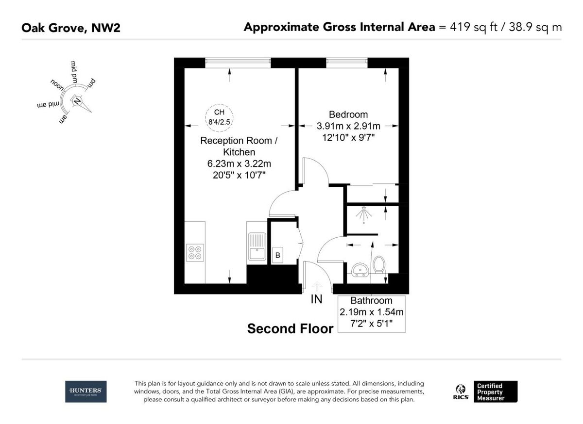 Квартира в Лондоне, Великобритания, 39 м² - фото 8