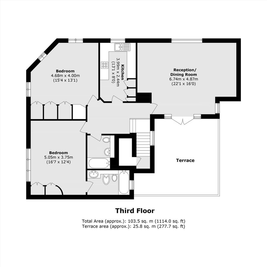 Квартира в Лондоне, Великобритания, 104 м² - фото 8