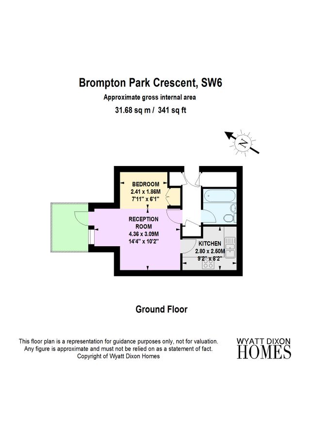 Квартира в Лондоне, Великобритания, 32 м² - фото 8
