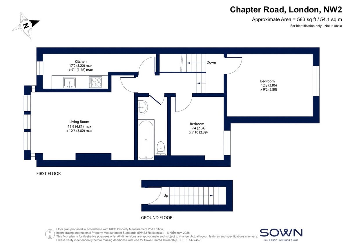 Квартира в Лондоне, Великобритания, 54 м² - фото 9
