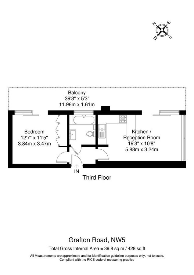 Квартира в Лондоне, Великобритания, 40 м² - фото 11
