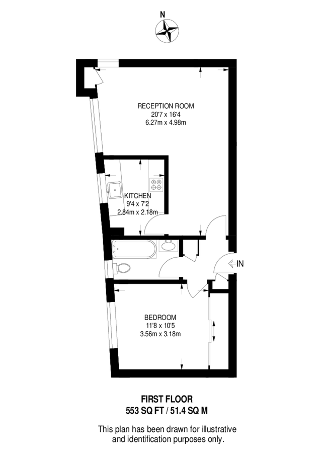 Квартира в Лондоне, Великобритания, 51 м² - фото 11