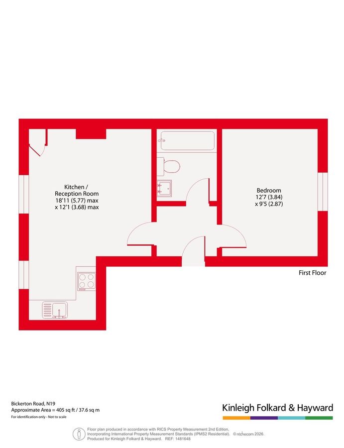 Квартира в Лондоне, Великобритания, 38 м² - фото 12