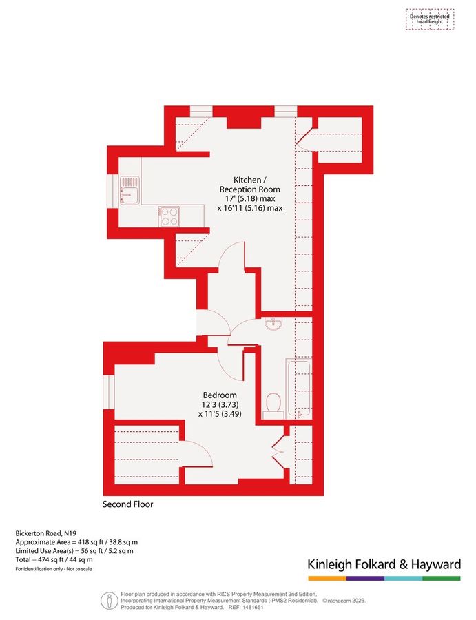 Квартира в Лондоне, Великобритания, 39 м² - фото 12