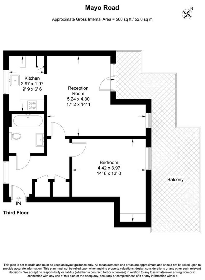 Квартира в Лондоне, Великобритания, 53 м² - фото 13