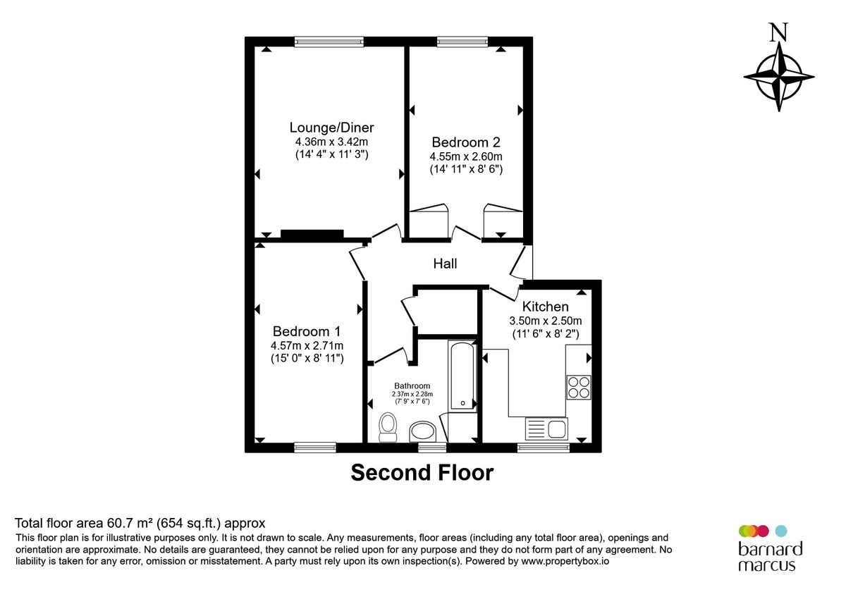 Квартира в Лондоне, Великобритания, 61 м² - фото 13