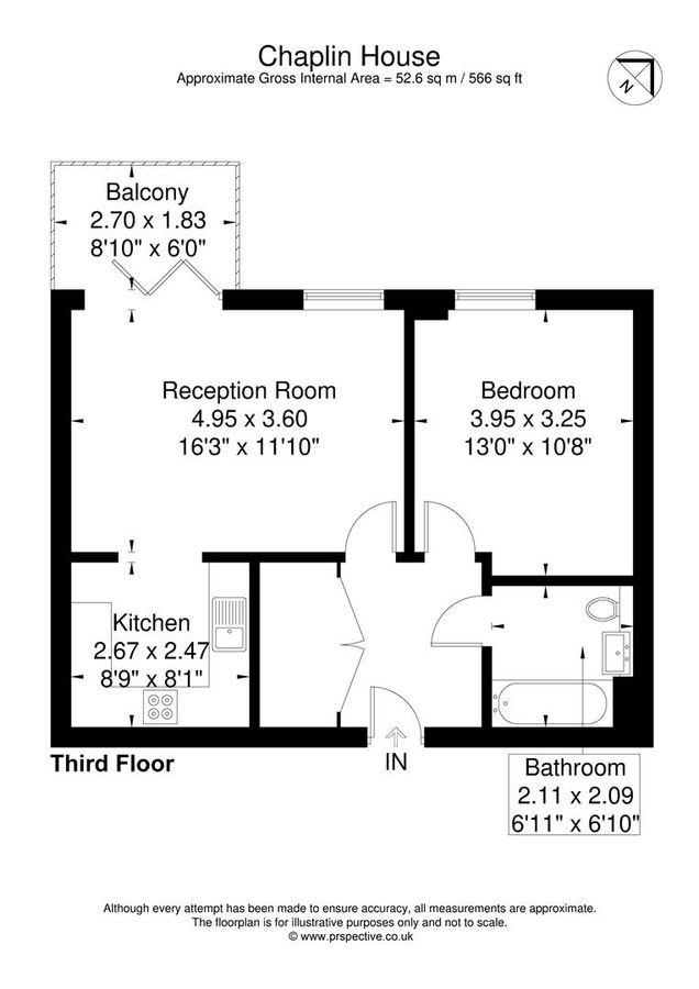 Квартира в Лондоне, Великобритания, 53 м² - фото 15