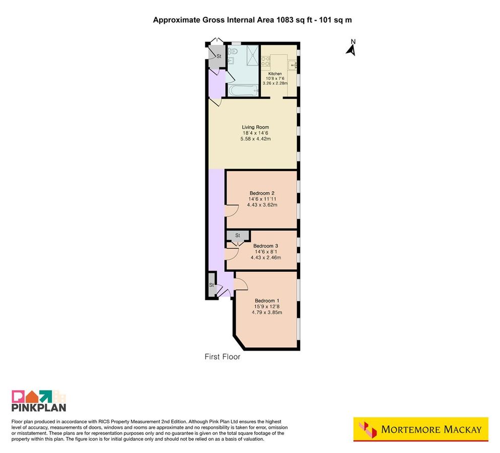 Квартира в Лондоне, Великобритания, 101 м² - фото 18
