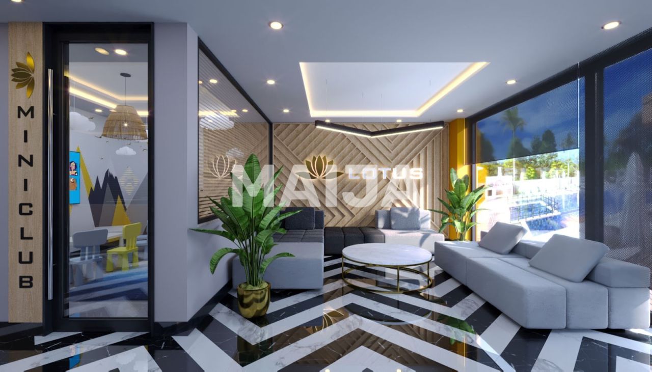 Апартаменты в Алании, Турция, 50 м² - фото 14
