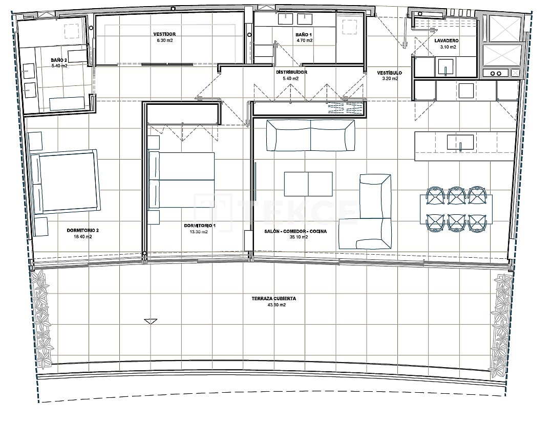 Апартаменты в Фуэнхироле, Испания, 106 м² - фото 11