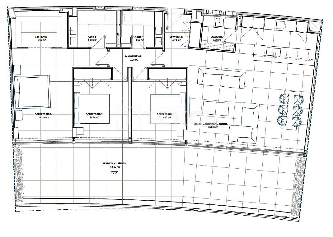 Апартаменты в Фуэнхироле, Испания, 124 м² - фото 12