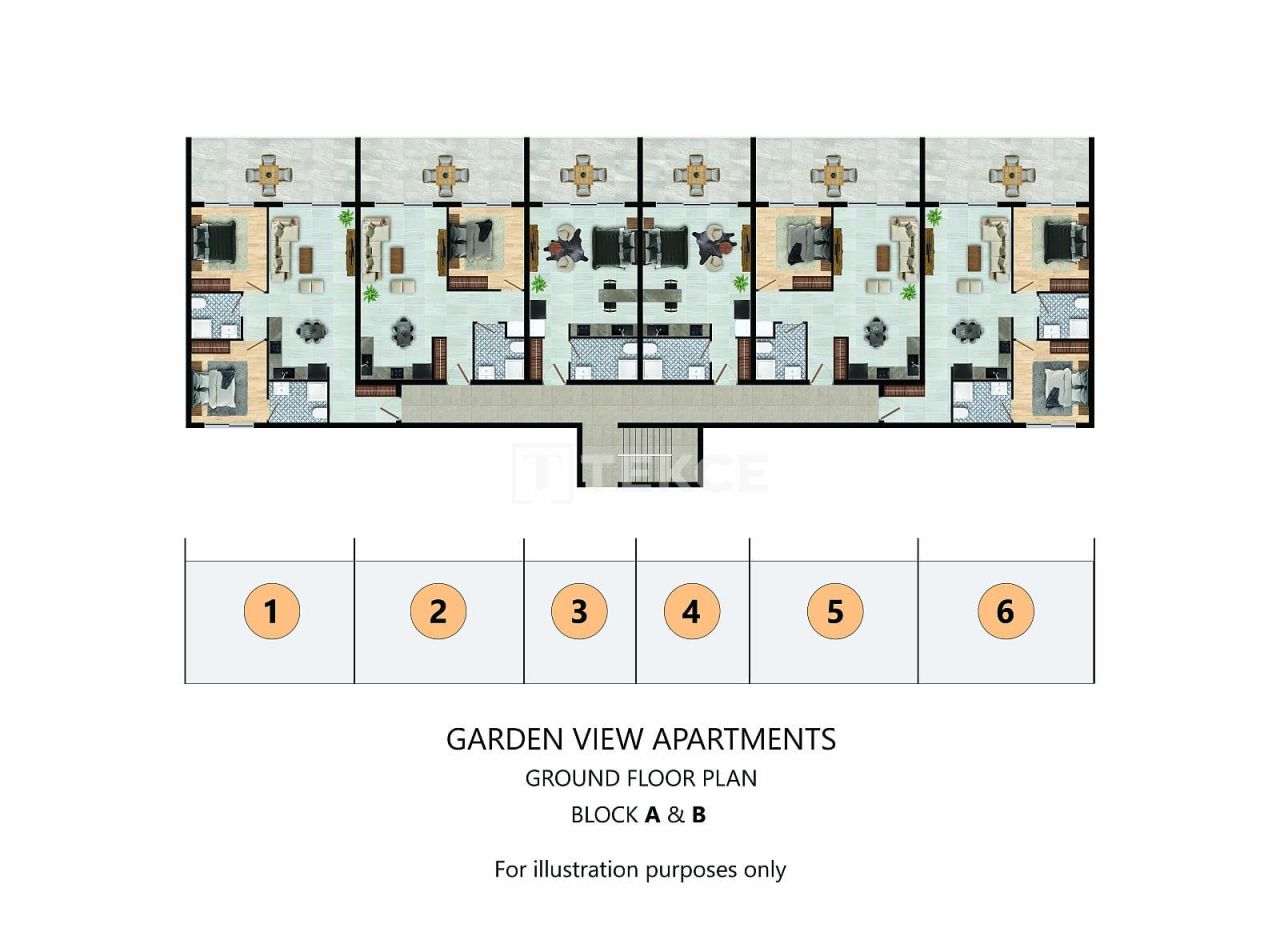 Апартаменты в Искеле, Кипр, 68 м² - фото 15