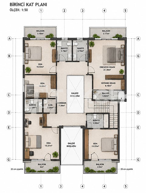 Вилла в Анкаре, Турция, 515 м² - фото 19