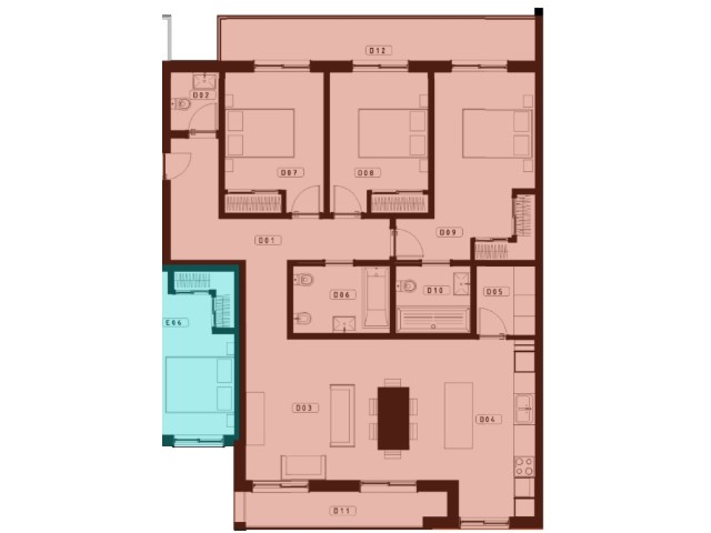 Квартира в Лиссабоне, Португалия, 117 м² - фото 11