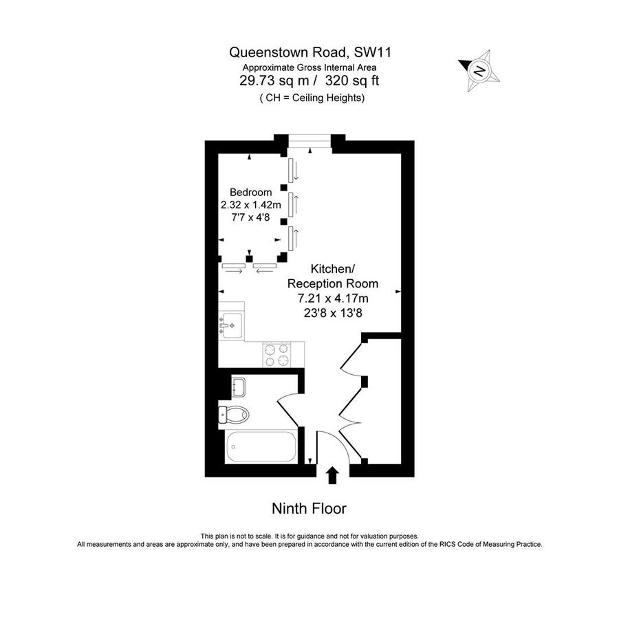 Квартира в Лондоне, Великобритания, 30 м² - фото 9