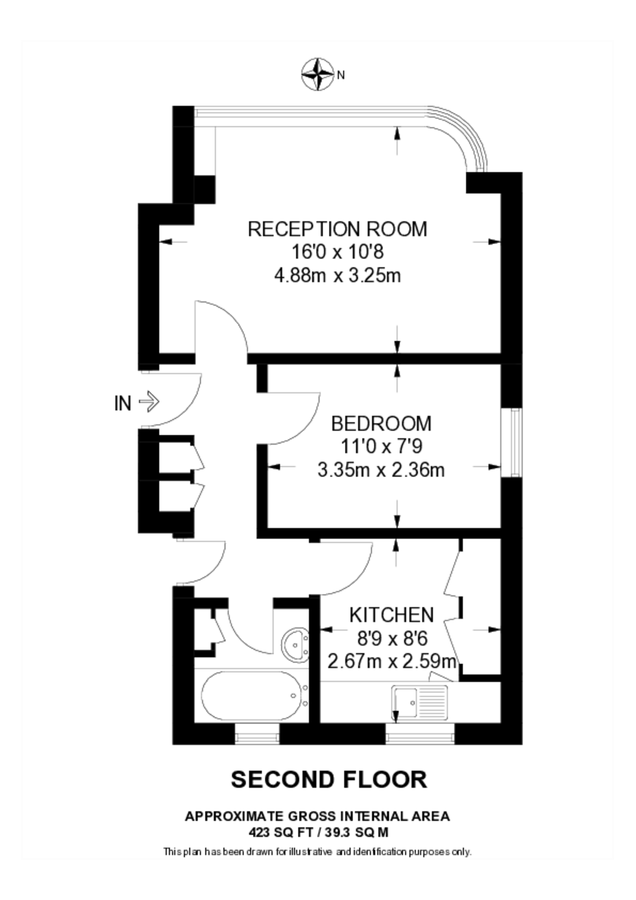 Квартира в Лондоне, Великобритания, 39 м² - фото 11