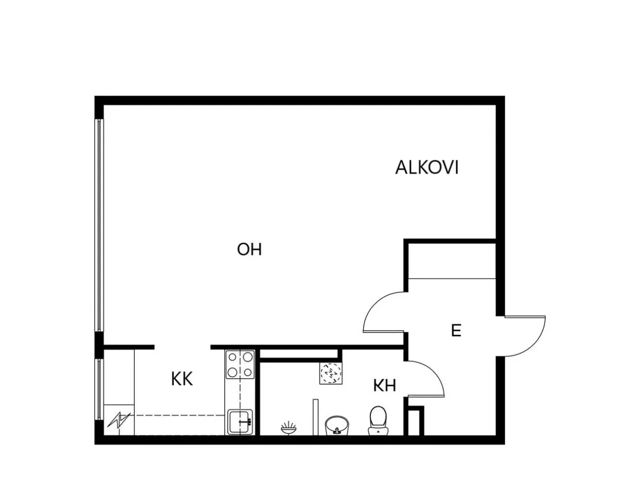 Квартира в Вантаа, Финляндия, 27 м² - фото 2