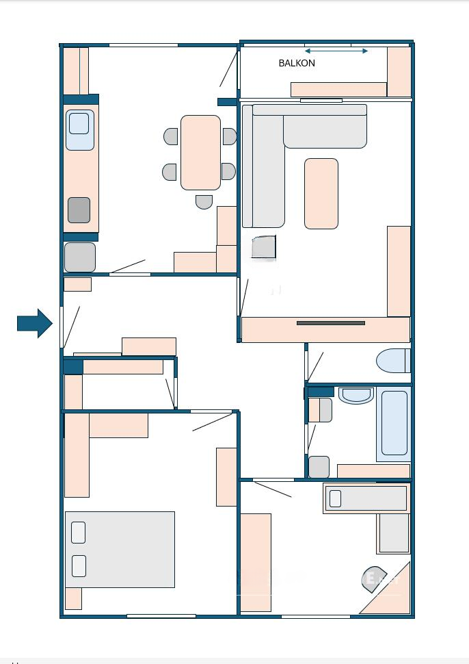 Квартира в Любляне, Словения, 86 м² - фото 2