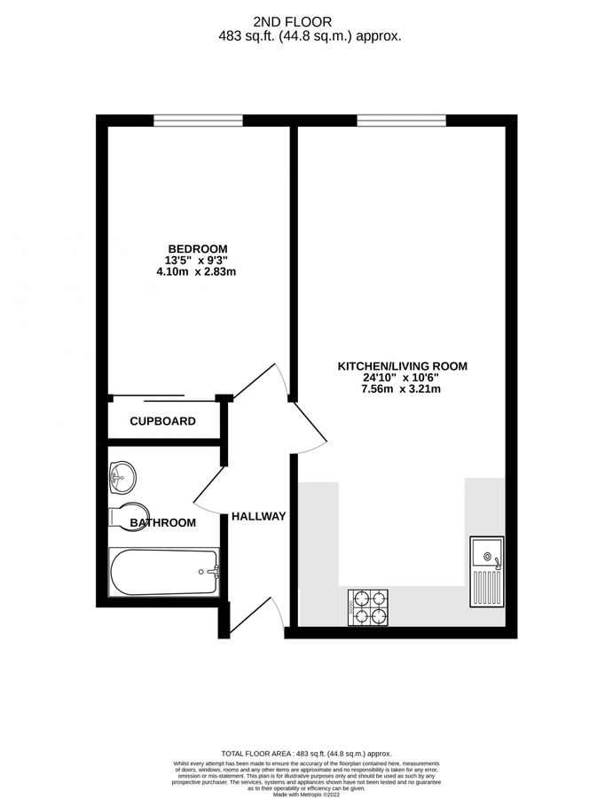 Квартира в Лондоне, Великобритания, 45 м² - фото 8