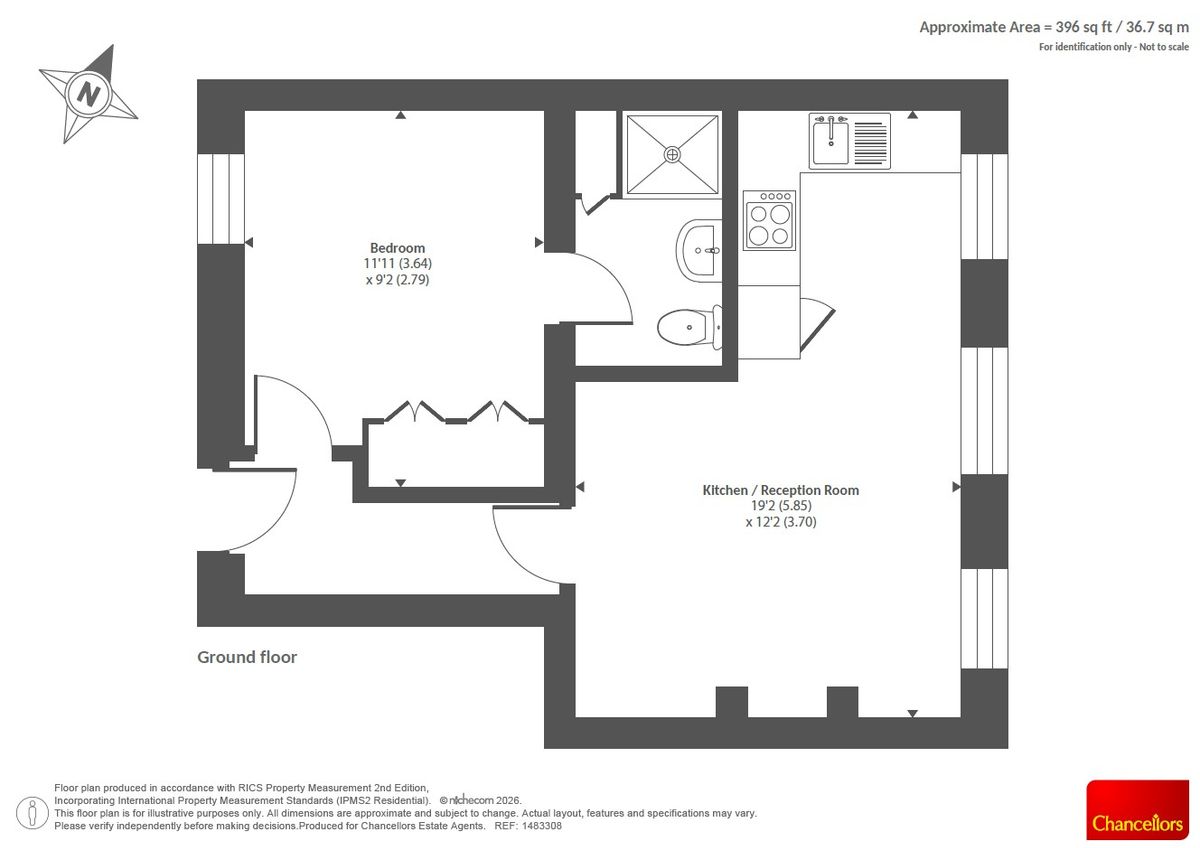 Квартира в Лондоне, Великобритания, 37 м² - фото 1