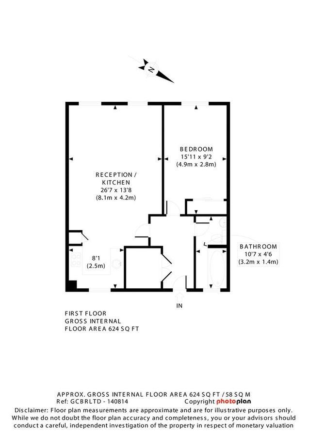Квартира в Лондоне, Великобритания, 58 м² - фото 9