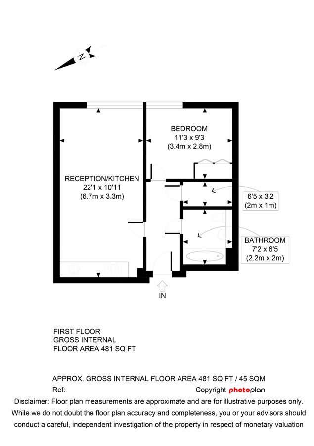 Квартира в Лондоне, Великобритания, 45 м² - фото 10