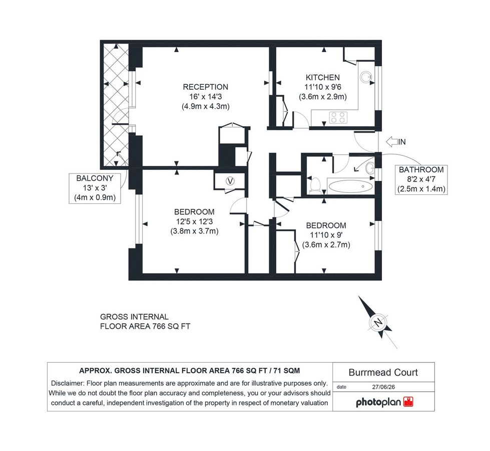 Квартира в Лондоне, Великобритания, 71 м² - фото 11