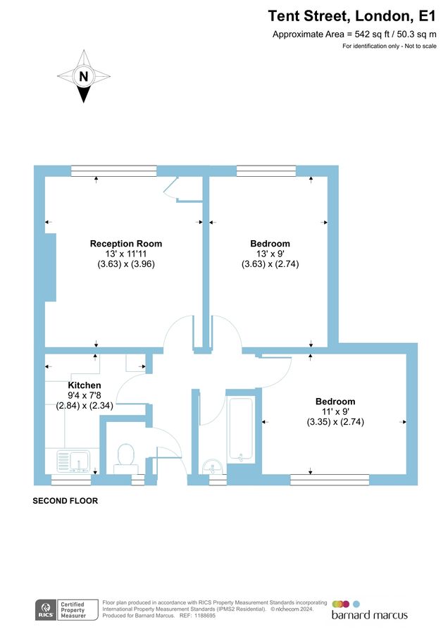 Квартира в Лондоне, Великобритания, 50 м² - фото 14