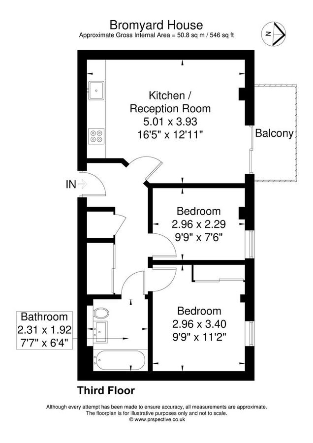 Квартира в Лондоне, Великобритания, 51 м² - фото 15