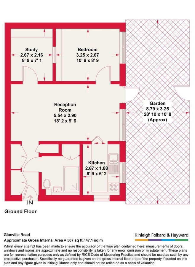 Квартира в Лондоне, Великобритания, 47 м² - фото 16