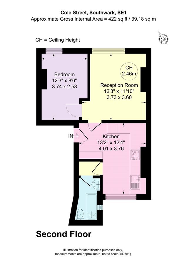 Квартира в Лондоне, Великобритания, 39 м² - фото 12