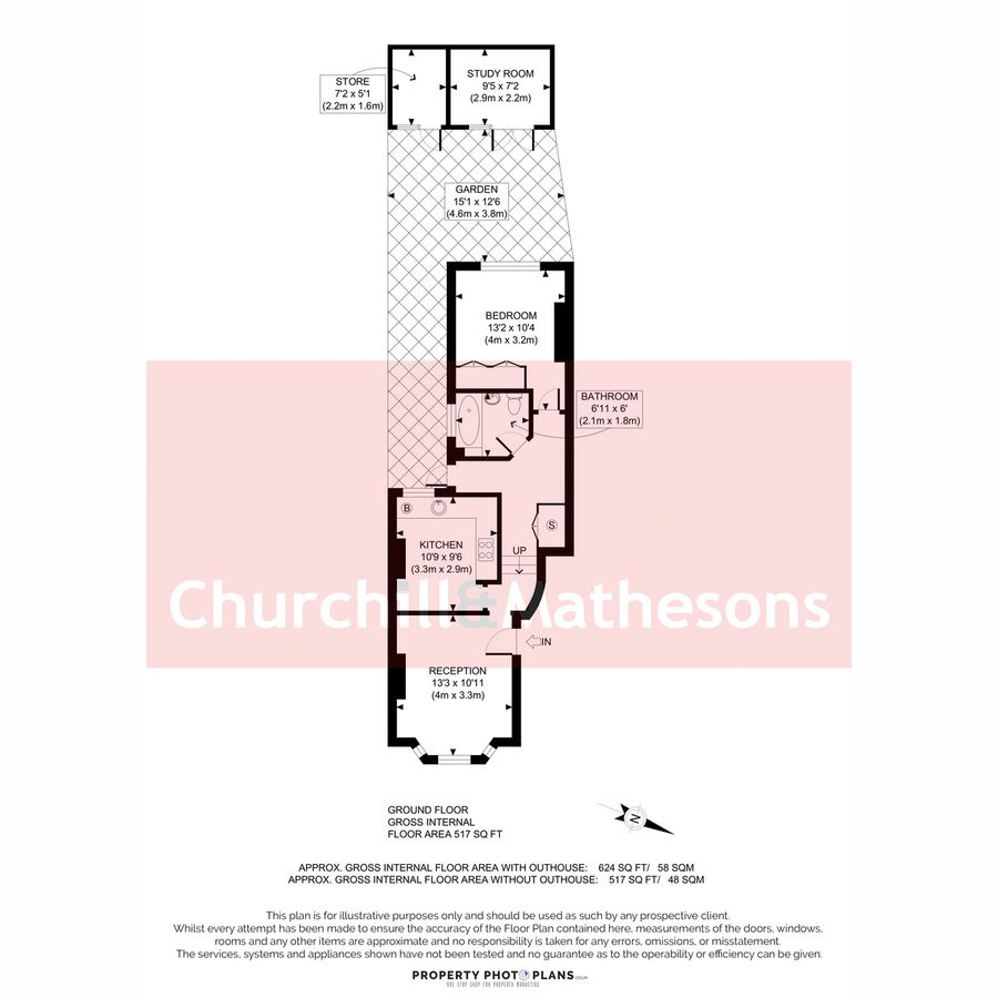 Квартира в Лондоне, Великобритания, 58 м² - фото 13