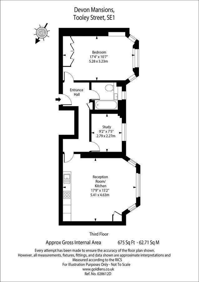 Квартира в Лондоне, Великобритания, 63 м² - фото 18