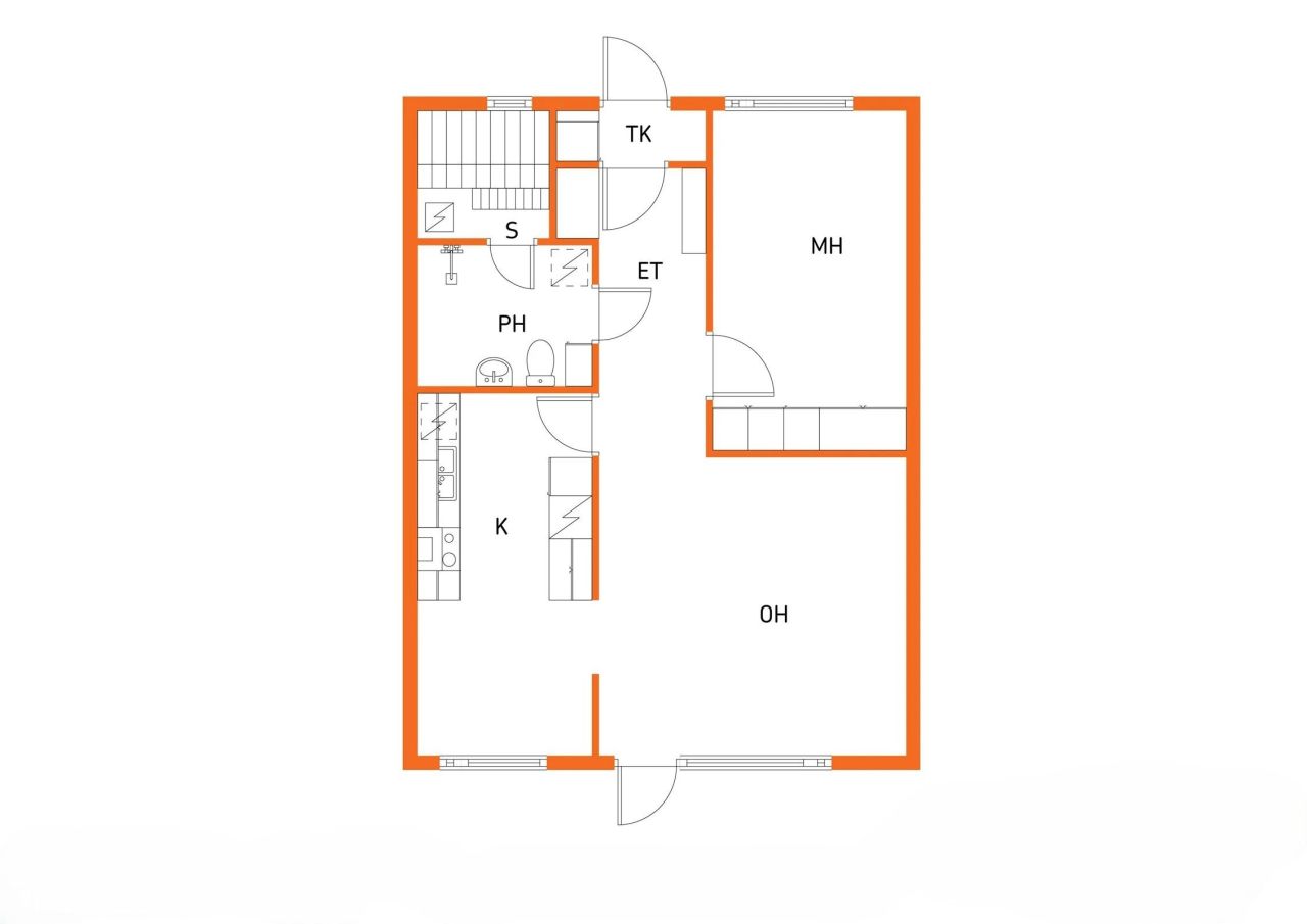 Таунхаус в Туусниеми, Финляндия, 65 м² - фото 2