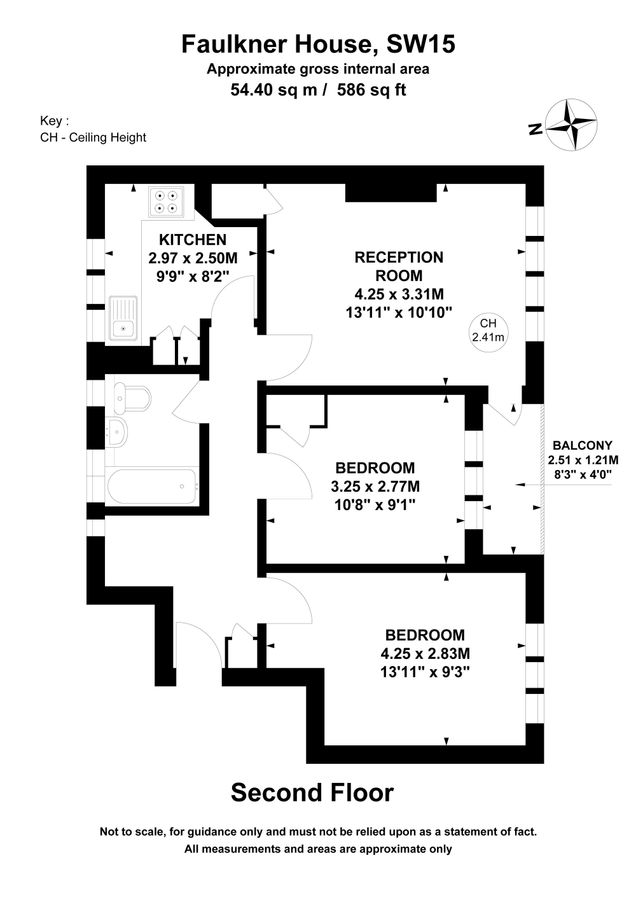 Квартира в Лондоне, Великобритания, 54 м² - фото 11