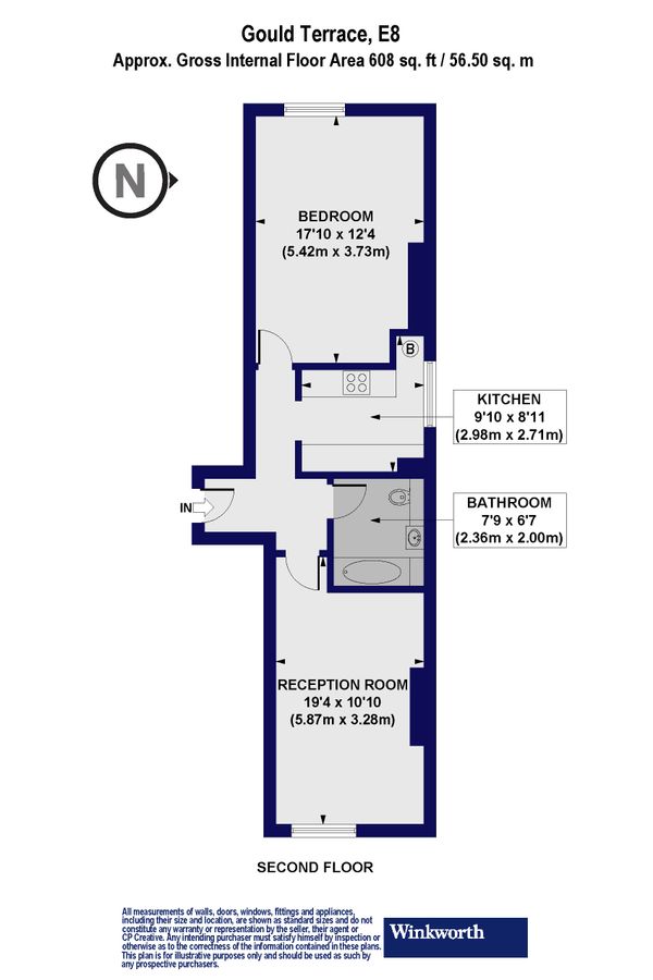 Квартира в Лондоне, Великобритания, 57 м² - фото 12