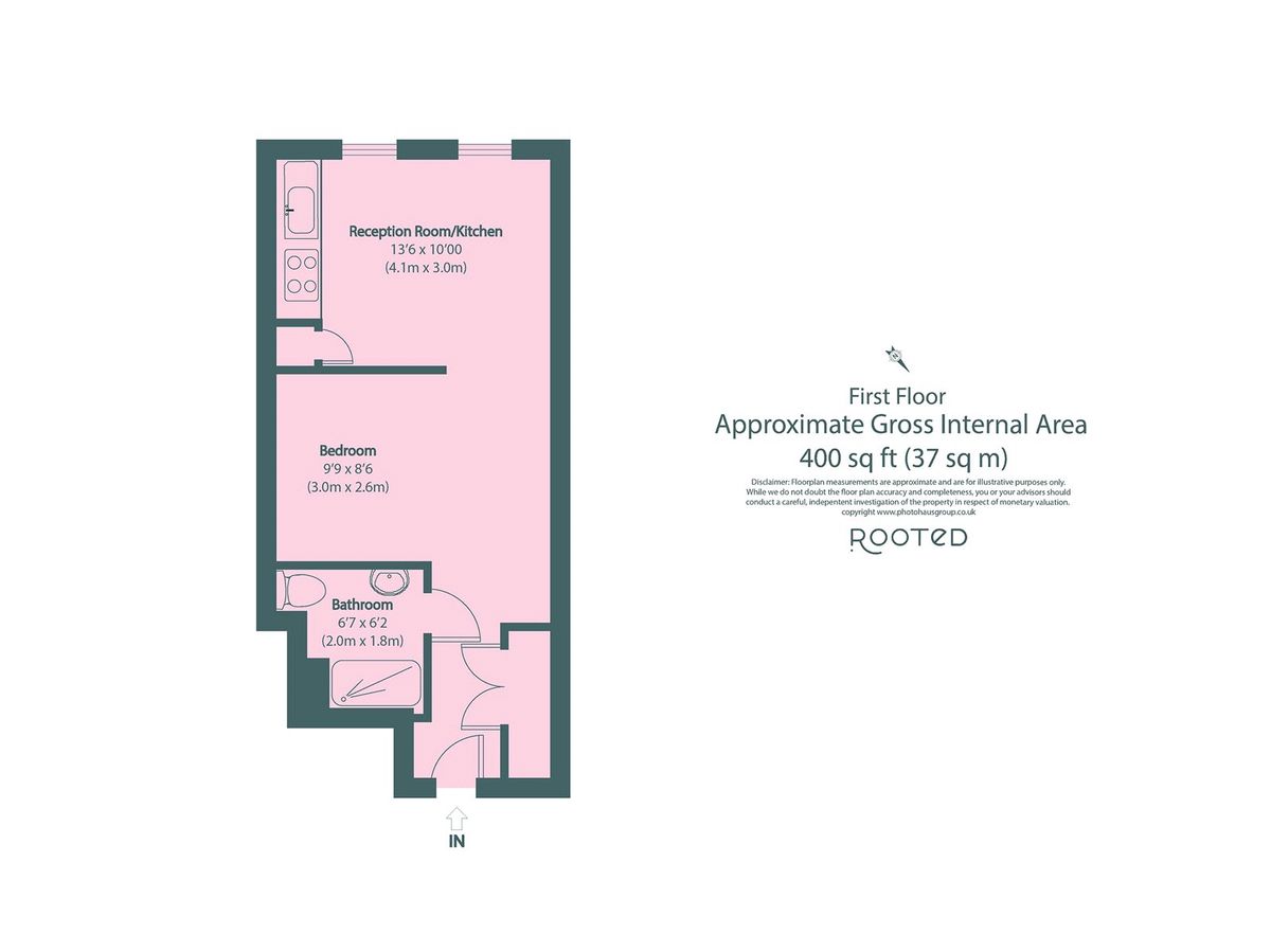 Квартира в Лондоне, Великобритания, 37 м² - фото 13