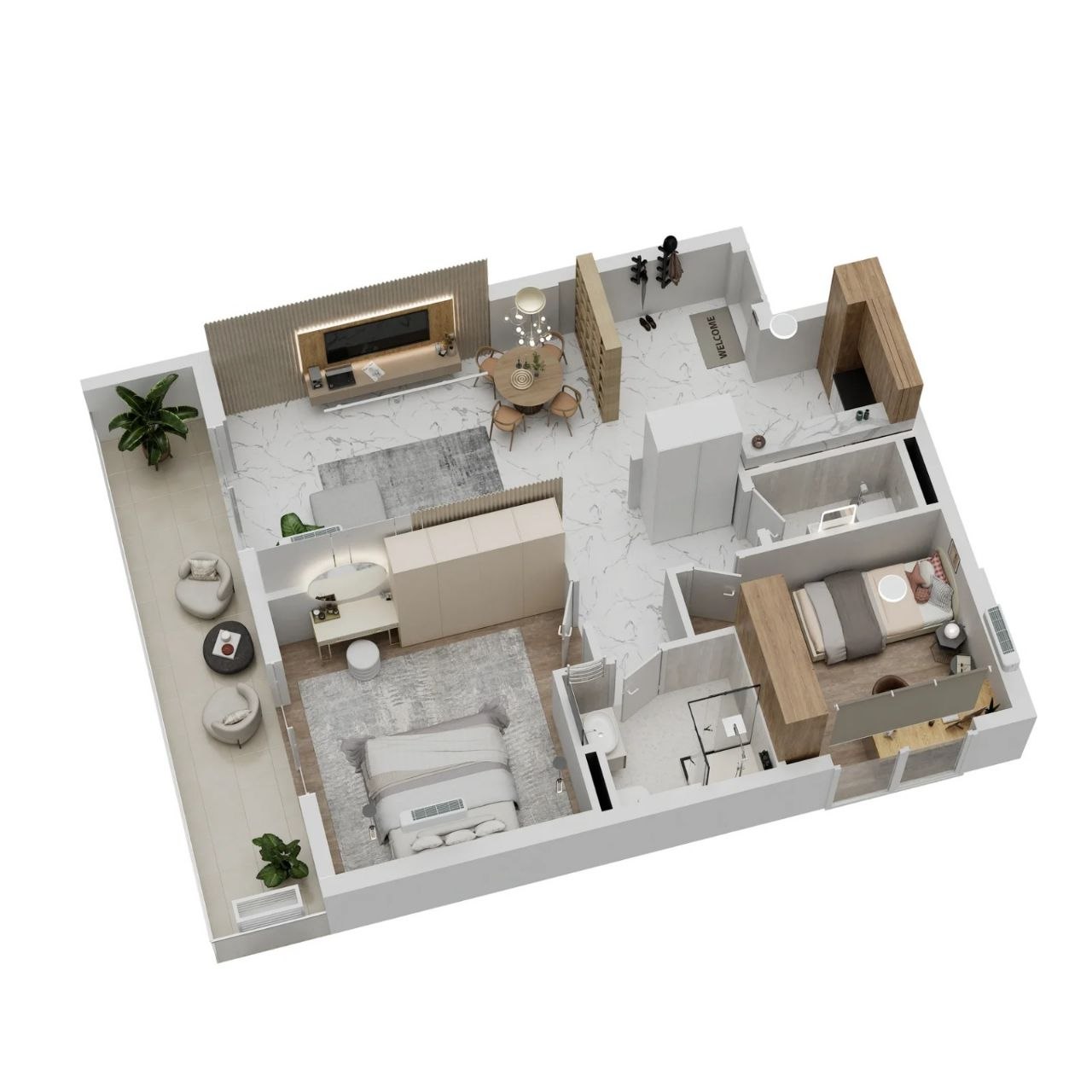 New apartment in Bar, Montenegro for investment or residency 8