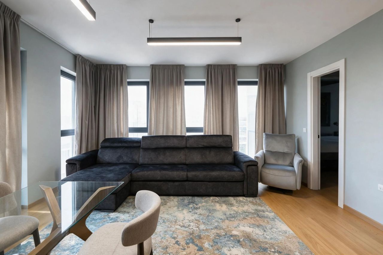 One-Bedroom Apartment 52m², Designer Renovation, Budva 4